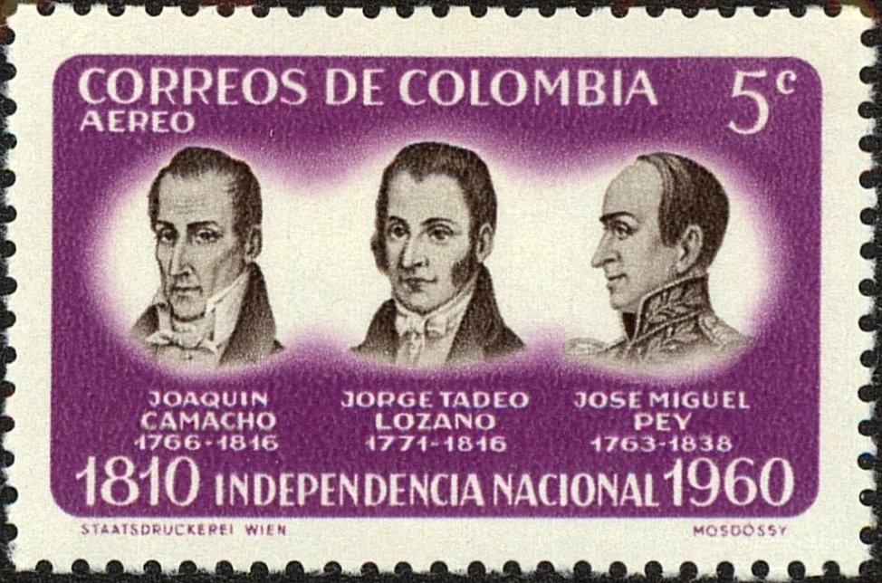 Joaquin Camacho, Jorge Tadeo Lozano and Jose Miguel Pey