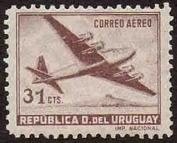 Four-motored plane