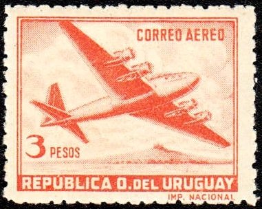 Four-motored plane