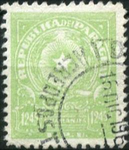 Stamp, Coat of Arms - U.P.U., Paraguay,  