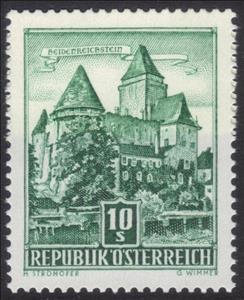 Stamp, Heidenreichstein Castle (Lower Austria), Austria,  , Castles, Buildings