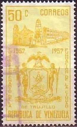 Arms of Trujillo, Bolivar Monument and Trujillo Hotel