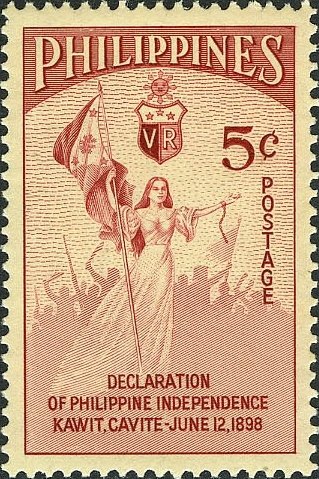 Liberty with National Flag