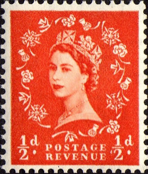 Queen Elizabeth II - Predecimal Wilding