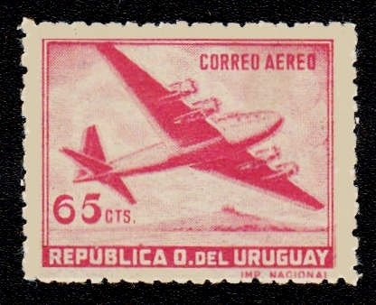Four-motored plane