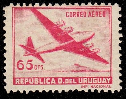 Four-motored plane