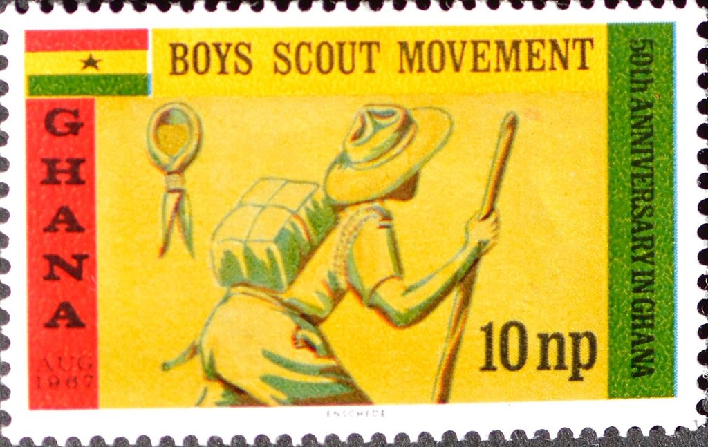 Scout on Hike, Scout Cloth