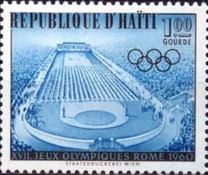 Stamp, Stadium in Athens, 1896, Haiti,  , Sport, Olympic Games