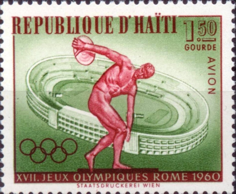 Discus Thrower, Stadium in Rome