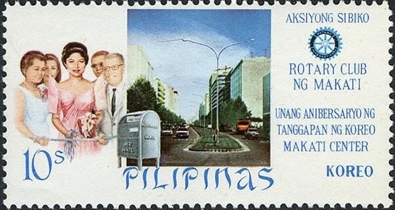 Opening of the Central Post Office in Makati