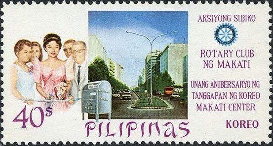 Opening of the Central Post Office in Makati