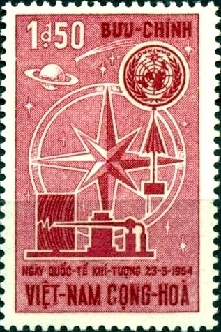 Compass Rose, Barograph an UN Emblem
