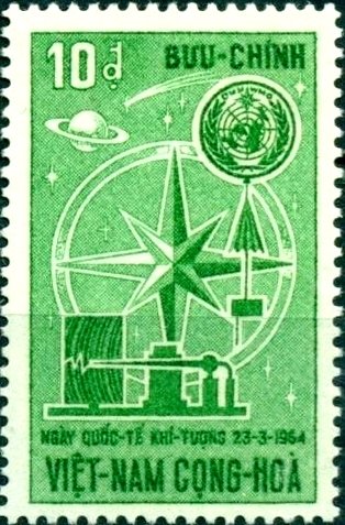 Compass Rose, Barograph an UN Emblem
