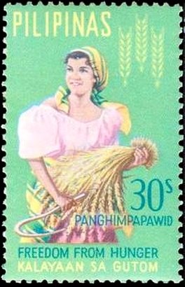 Stamp, Freedom from Hunger, Philippines,  