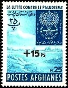 Stamp, Malaria, Afghanistan,  , Malaria