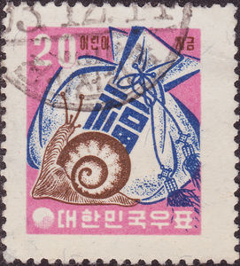 Snail and money bag