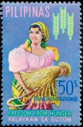 Stamp, Freedom from Hunger, Philippines,  