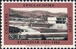 Stamp, Barracks, Quito, Ecuador,  , Landscapes