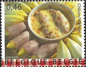 Stamp, This is Belgium 4th Issue - Chicory, Belgium,  , Gastronomy, Vegetables