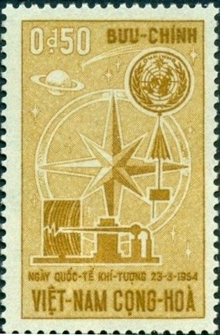 Compass Rose, Barograph an UN Emblem