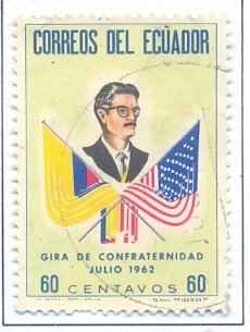 Flags of Ecuador and the United States