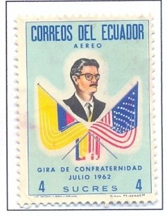 Flags of Ecuador and the United States