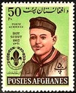 Stamp, Boy Scout, Afghanistan,  , Scouting