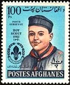Stamp, Boy Scout, Afghanistan,  , Scouting