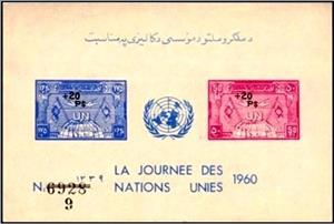 Souvenir Sheet, Globe and Flags, Afghanistan,  