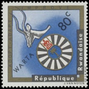 Impala (Aepyceros melampus), Emblem of Organization "WARTA"