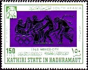 Olympics Mexico-city 1968, Handing over the victory wreath
