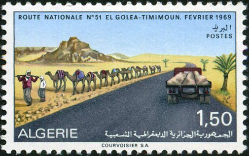 Route El Golea to Timimoun