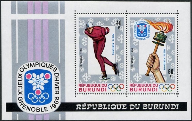 10th Winter Olympic Games held in Grenoble, France
