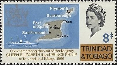 Map of Trinidad & Tobago