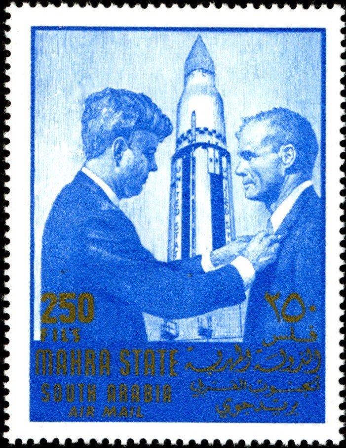 Kennedy and John Glenn, NA-6-Rocket