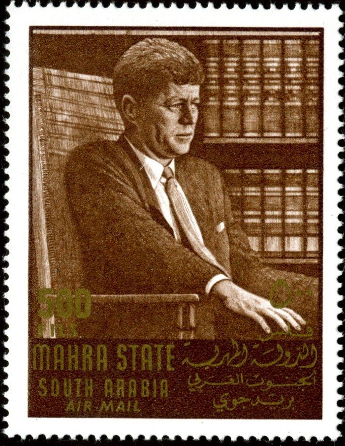 Kennedy in the study of the White House