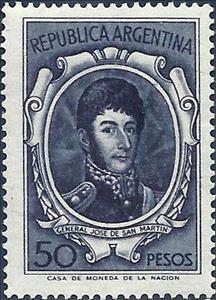 Stamp, San Martín, Argentina,  