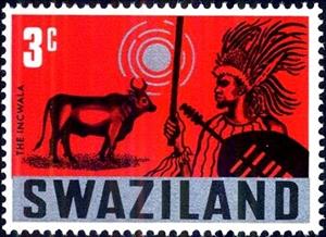 Stamp, Feast of the First Fruits (Incwala), Swaziland,  