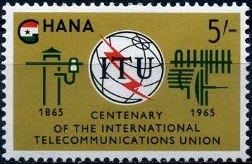 Stamp, Emblem, Ghana,  