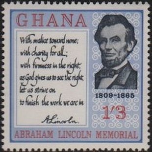 Passage of Abraham Lincoln's homage speech