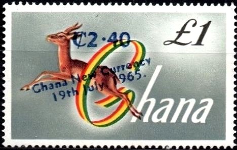 Red-fronted Gazelle (Gazella rufifrons) - surcharged