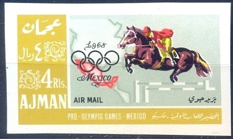 Showjumping; Map of North and Central America; Olympic rings
