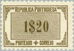 Stamp, Numbers, Portugal,  , Numbers