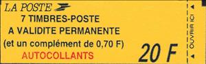 Booklet, Marianne of Briat, France,  