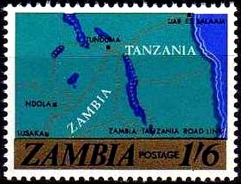 Stamp, National Development, Zambia,  