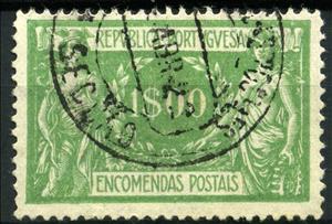 Stamp, Parcel Post, Portugal,  , Industry, Trade, Gears