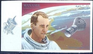 Stamp, Edward White, Manama,  
