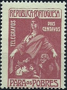 Stamp, For the poors, Portugal,  , Charity