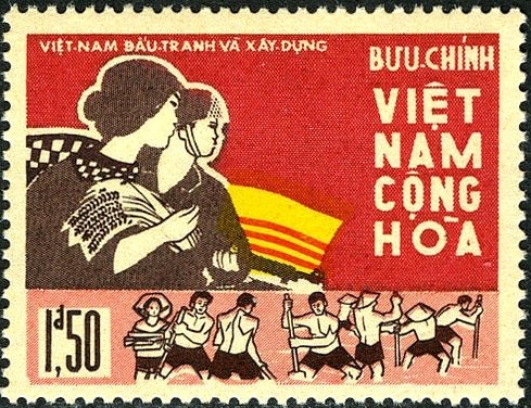 Flag, workers