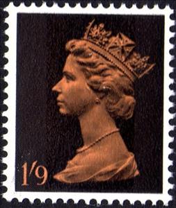 Stamp, Queen Elizabeth II - Predecimal Machin, United Kingdom of Great Britain & Northern Ireland,  , Heads of State, Royalty, Queens